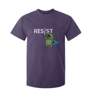 Resist Frog Warrior T Shirt For Kid Funny Rebel Meme Gift TS12 Purple Print Your Wear