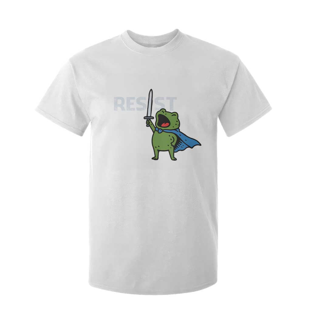 Resist Frog Warrior T Shirt For Kid Funny Rebel Meme Gift TS12 White Print Your Wear