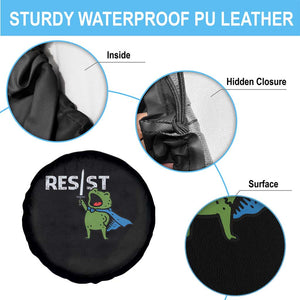 Resist Frog Warrior Spare Tire Cover Funny Rebel Meme Gift - Print Your Wear
