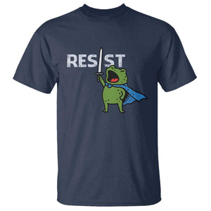 Resist Frog Warrior T Shirt Funny Rebel Meme Gift TS12 Navy Print Your Wear