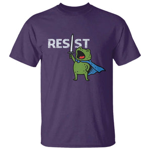 Resist Frog Warrior T Shirt Funny Rebel Meme Gift TS12 Purple Print Your Wear