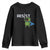 Resist Frog Warrior Youth Sweatshirt Funny Rebel Meme Gift TS12 Black Print Your Wear