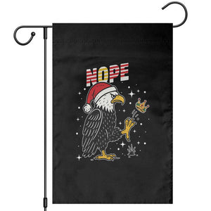 Funny Eagle No Kings In America Christmas 2025 Garden Flag - Print Your Wear