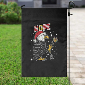 Funny Eagle No Kings In America Christmas 2025 Garden Flag - Print Your Wear