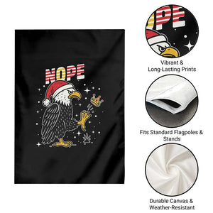 Funny Eagle No Kings In America Christmas 2025 Garden Flag - Print Your Wear