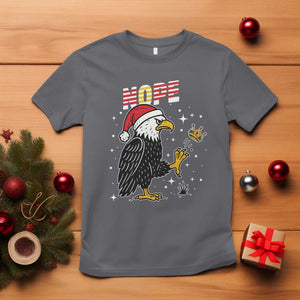 Funny Eagle No Kings In America Christmas 2025 T Shirt TS12 Charcoal Print Your Wear