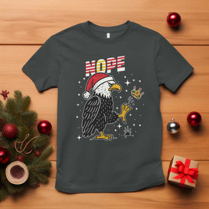 Funny Eagle No Kings In America Christmas 2025 T Shirt TS12 Dark Heather Print Your Wear
