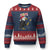 Funny Eagle No Kings In America Xmas 2025 Ugly Christmas Sweater - Print Your Wear