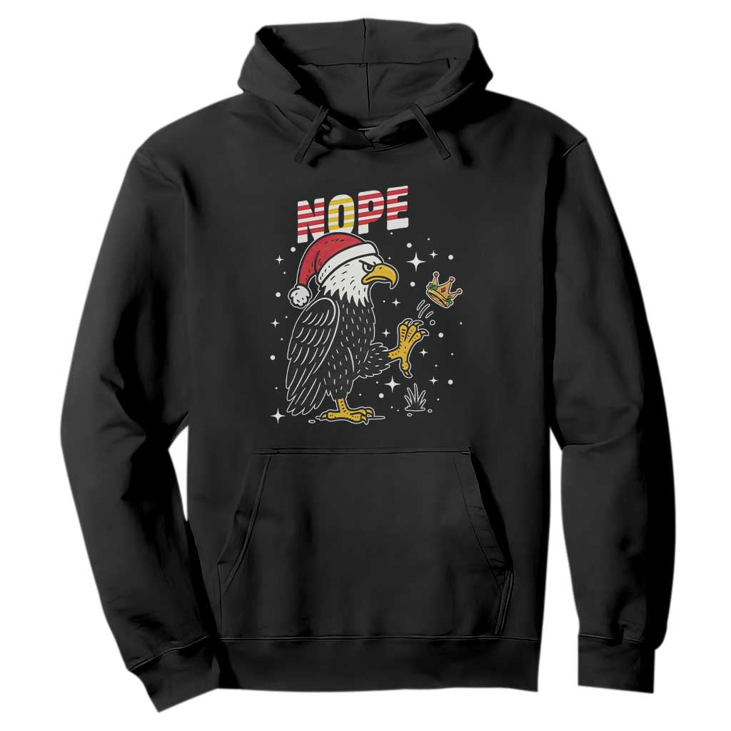 Funny Eagle No Kings In America Christmas 2025 Hoodie TS12 Black Print Your Wear