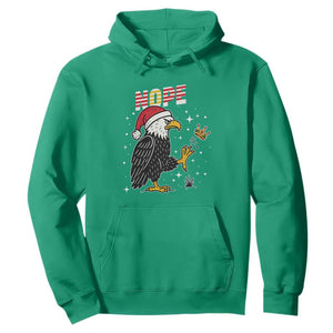 Funny Eagle No Kings In America Christmas 2025 Hoodie TS12 Irish Green Print Your Wear