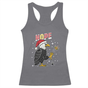 Funny Eagle No Kings In America Christmas 2025 Racerback Tank Top - Print Your Wear