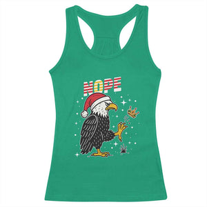 Funny Eagle No Kings In America Christmas 2025 Racerback Tank Top TS12 Irish Green Print Your Wear