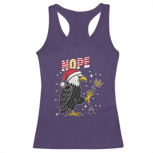 Funny Eagle No Kings In America Christmas 2025 Racerback Tank Top TS12 Purple Print Your Wear