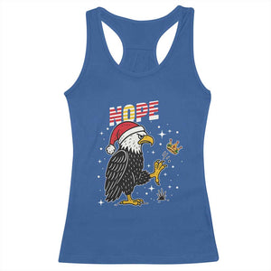 Funny Eagle No Kings In America Christmas 2025 Racerback Tank Top - Print Your Wear