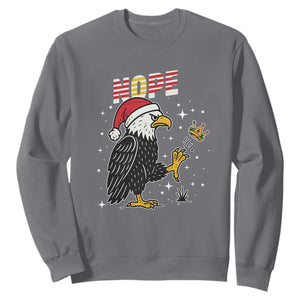 Funny Eagle No Kings In America Christmas 2025 Sweatshirt - Print Your Wear