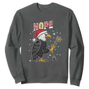 Funny Eagle No Kings In America Christmas 2025 Sweatshirt - Print Your Wear