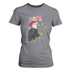 Funny Eagle No Kings In America Christmas 2025 T Shirt For Women TS12 Charcoal Print Your Wear