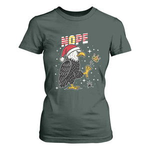Funny Eagle No Kings In America Christmas 2025 T Shirt For Women TS12 Dark Forest Green Print Your Wear