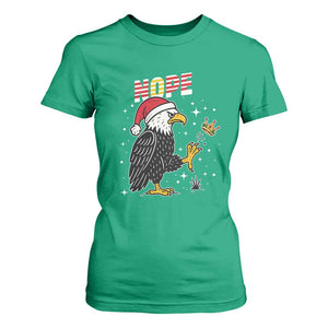 Funny Eagle No Kings In America Christmas 2025 T Shirt For Women TS12 Irish Green Print Your Wear