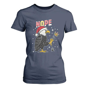 Funny Eagle No Kings In America Christmas 2025 T Shirt For Women TS12 Navy Print Your Wear