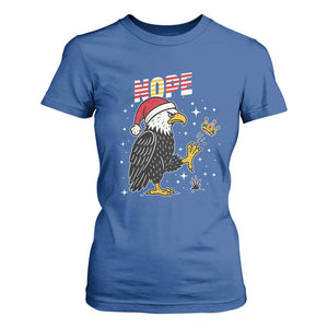 Funny Eagle No Kings In America Christmas 2025 T Shirt For Women TS12 Royal Blue Print Your Wear