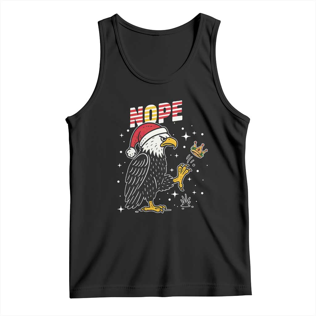 Funny Eagle No Kings In America Christmas 2025 Tank Top TS12 Black Print Your Wear