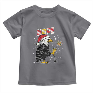 Funny Eagle No Kings In America Christmas 2025 Toddler T Shirt TS12 Charcoal Print Your Wear