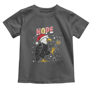 Funny Eagle No Kings In America Christmas 2025 Toddler T Shirt TS12 Dark Heather Print Your Wear