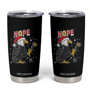 Funny Eagle No Kings In America Christmas 2025 Tumbler Cup - Print Your Wear