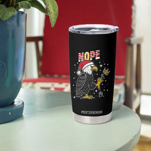 Funny Eagle No Kings In America Christmas 2025 Tumbler Cup - Print Your Wear