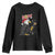 Funny Eagle No Kings In America Christmas 2025 Youth Sweatshirt TS12 Black Print Your Wear