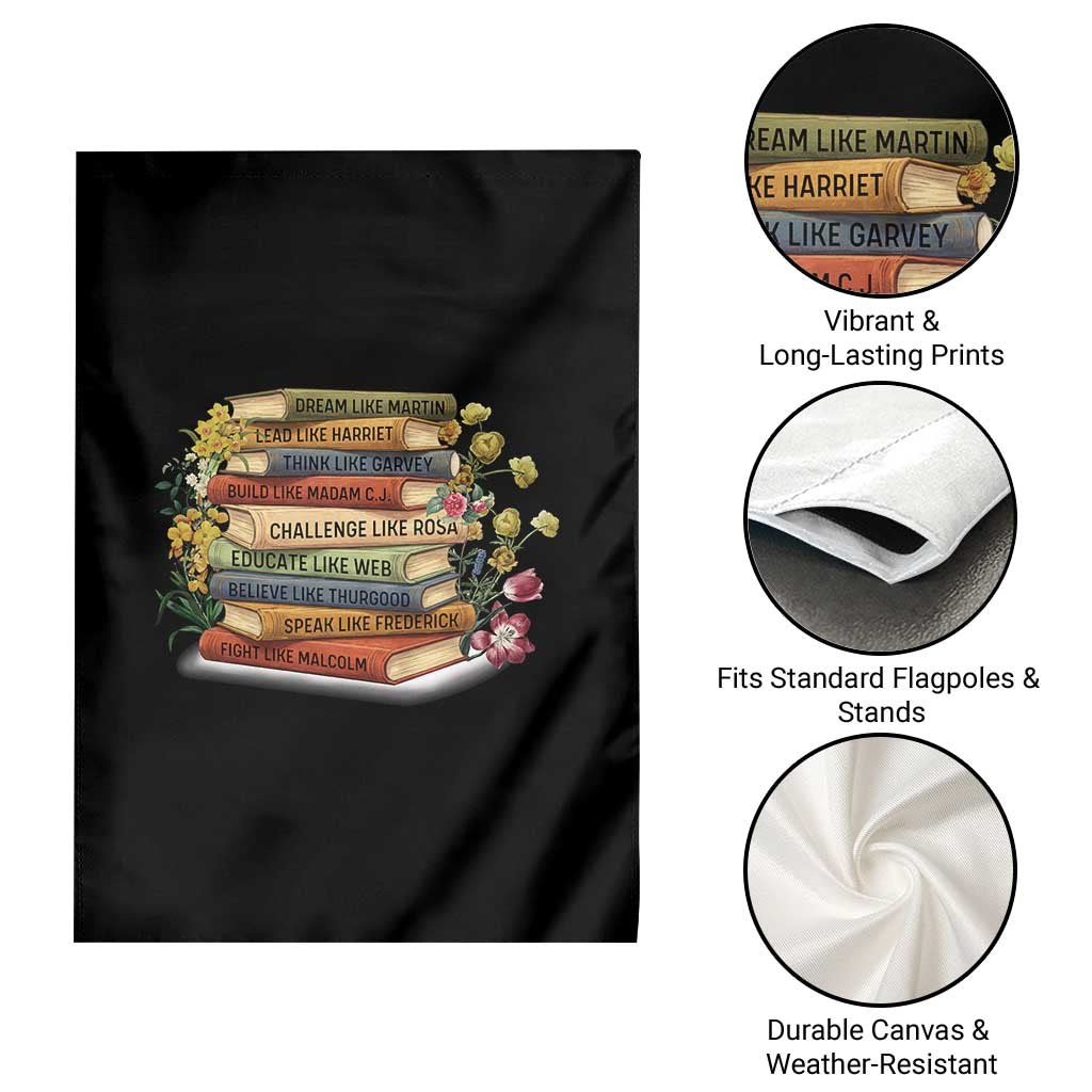 Black History Leaders Book Garden Flag African American Teachers TS12 Print Your Wear