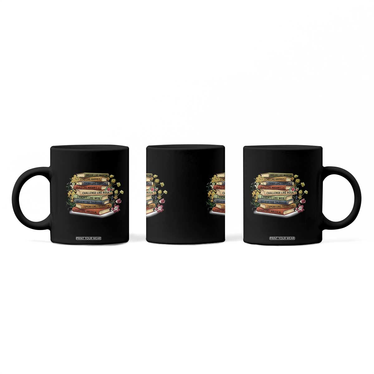 Black History Leaders Book Coffee Mug African American Teachers TS12 Print Your Wear