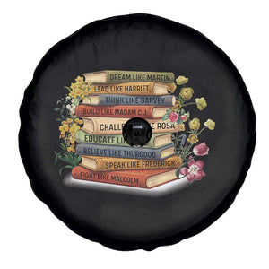 Black History Leaders Book Spare Tire Cover African American Teachers TS12 Print Your Wear