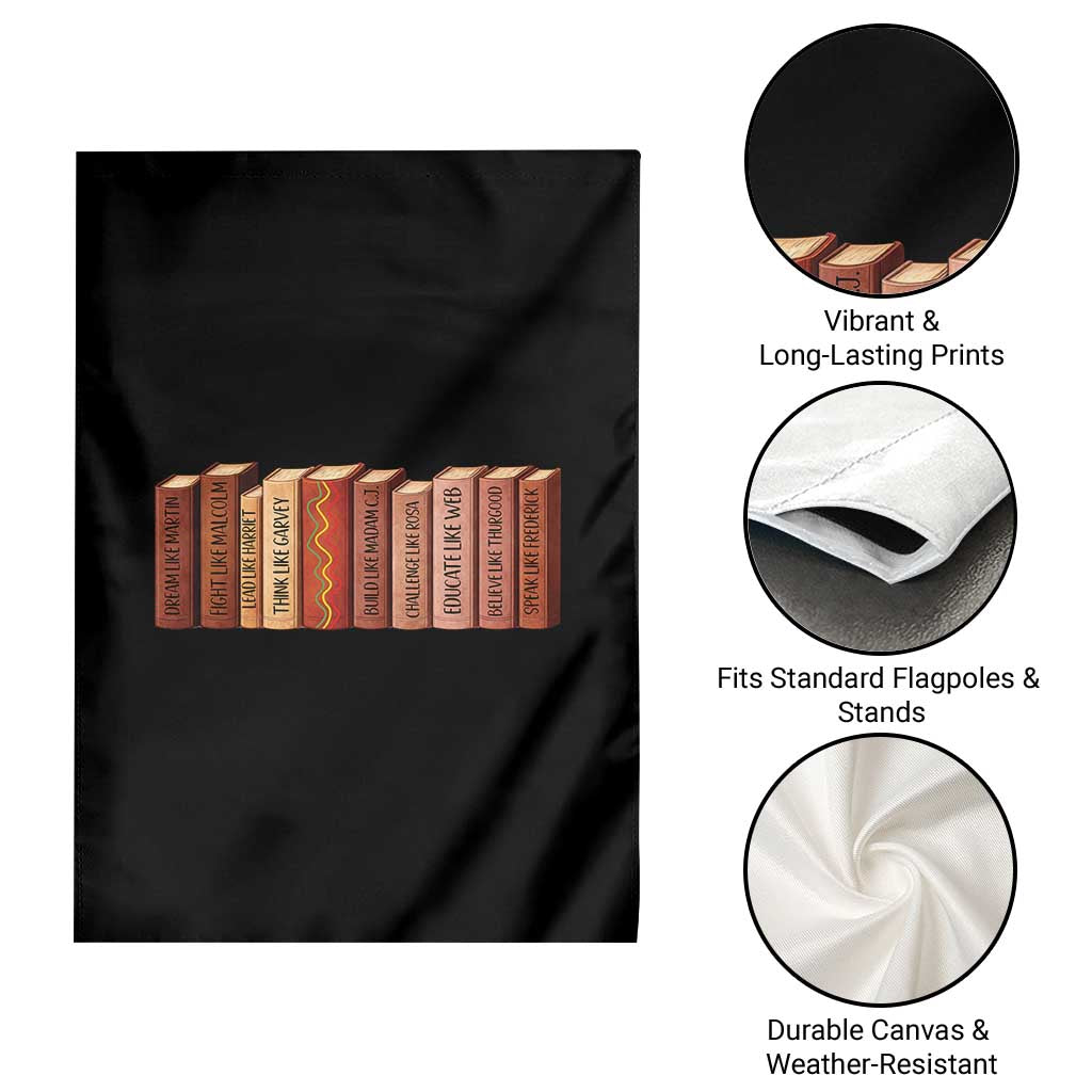 African American Teachers Gift Garden Flag Black History Leaders Book TS12 Print Your Wear