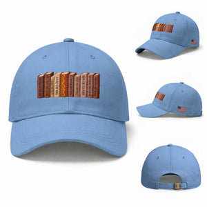 African American Teachers Gift Baseball Cap Black History Leaders Book TS12 Baseball Cap Universal Fit Light Blue Print Your Wear