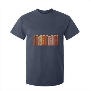 African American Teachers Gift T Shirt For Kid Black History Leaders Book TS12 Navy Print Your Wear