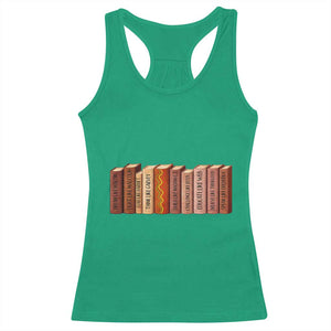 African American Teachers Gift Racerback Tank Top Black History Leaders Book TS12 Irish Green Print Your Wear