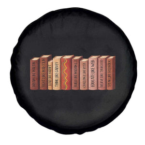 African American Teachers Gift Spare Tire Cover Black History Leaders Book TS12 Print Your Wear