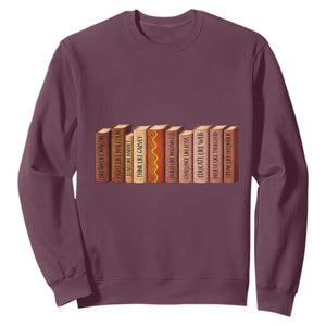African American Teachers Gift Sweatshirt Black History Leaders Book TS12 Maroon Print Your Wear