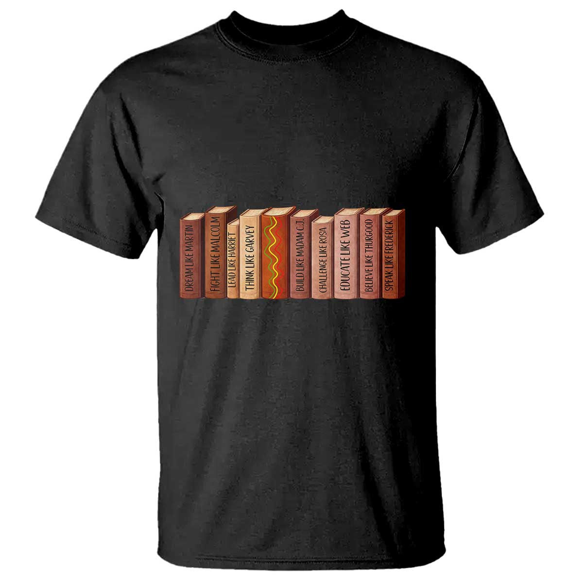 African American Teachers Gift T Shirt Black History Leaders Book TS12 Black Print Your Wear