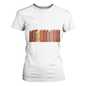 African American Teachers Gift T Shirt For Women Black History Leaders Book TS12 White Print Your Wear