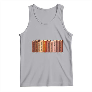 African American Teachers Gift Tank Top Black History Leaders Book TS12 Athletic Heather Print Your Wear