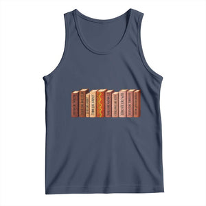 African American Teachers Gift Tank Top Black History Leaders Book TS12 Navy Print Your Wear