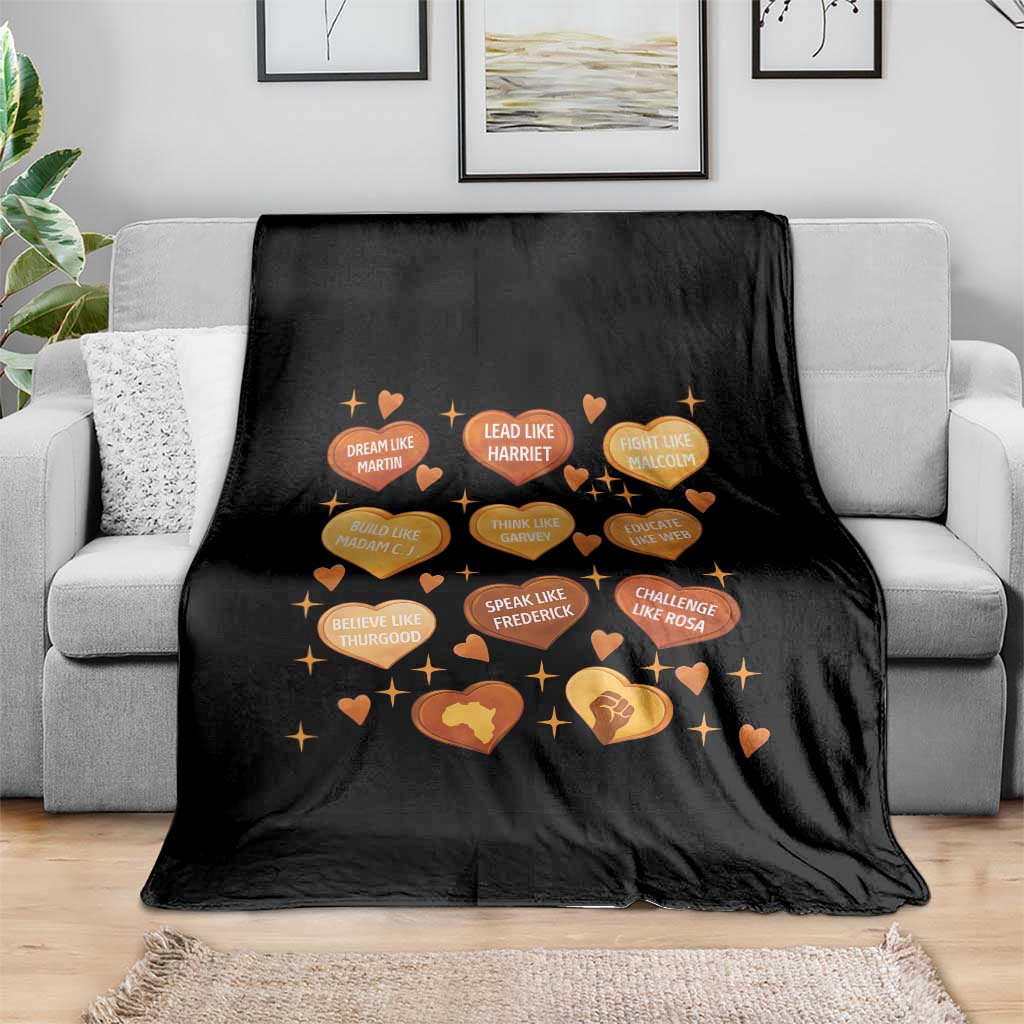 Black History Leaders Throw Blanket African American Teachers Pride TS12 Print Your Wear