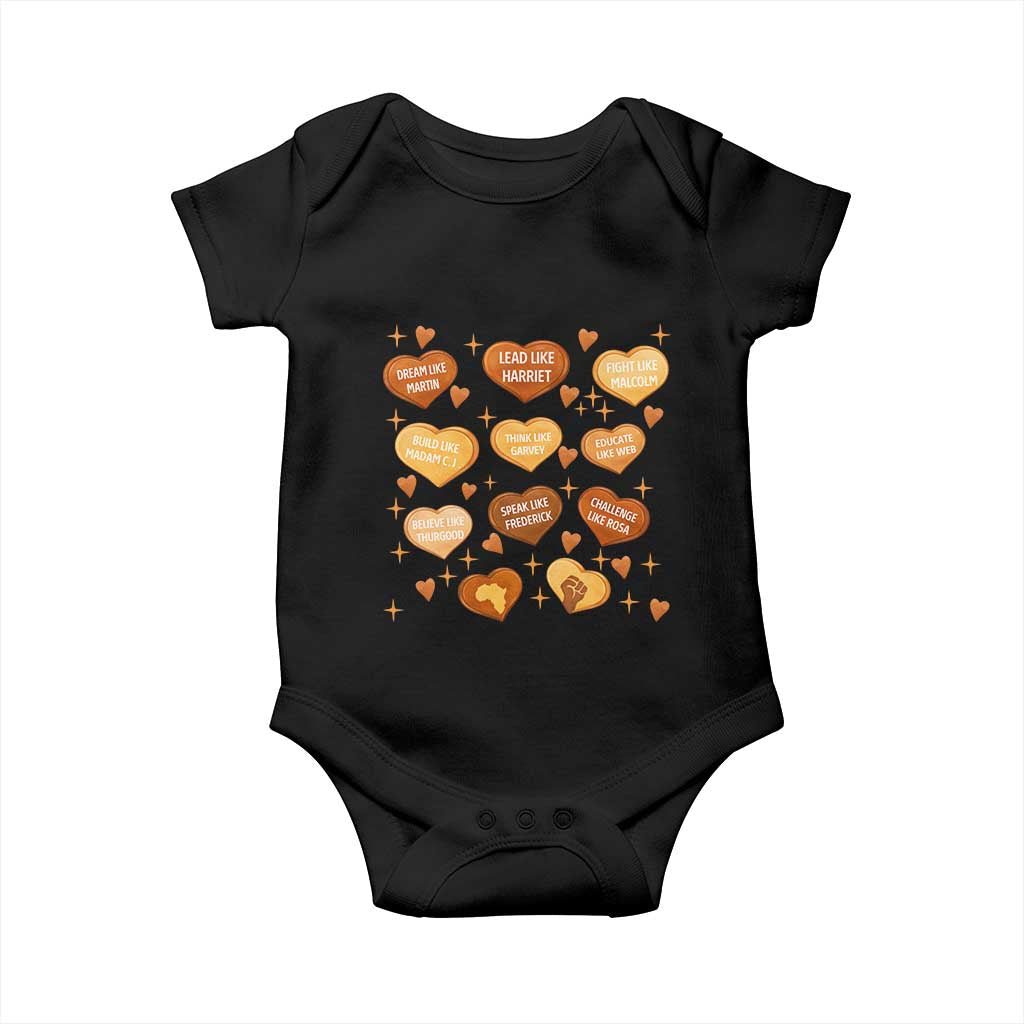 Black History Leaders Baby Onesie African American Teachers Pride TS12 Black Print Your Wear