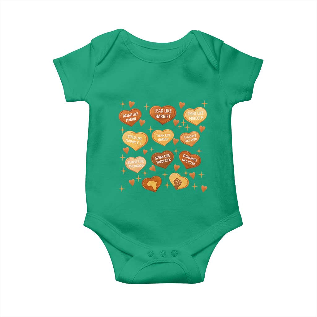 Black History Leaders Baby Onesie African American Teachers Pride TS12 Irish Green Print Your Wear