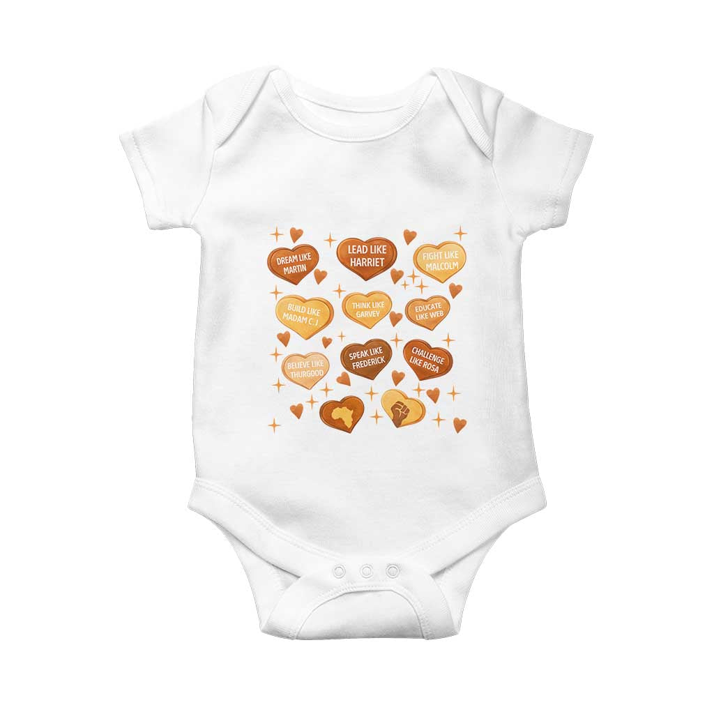 Black History Leaders Baby Onesie African American Teachers Pride TS12 White Print Your Wear