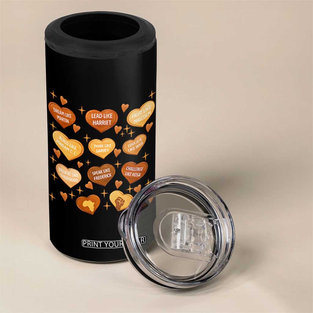 Black History Leaders 4 in 1 Can Cooler Tumbler African American Teachers Pride TS12 Print Your Wear