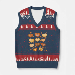 Black History Leaders V-Neck Knit Sweater Vest African American Teachers Pride TS12 Navy Red Print Your Wear